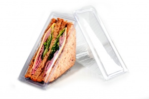 Clear Sandwich Display Wedges (Deep Fill)